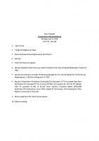 Special Meeting July 15, 2019