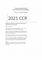 2021 Consumer Confidence Report